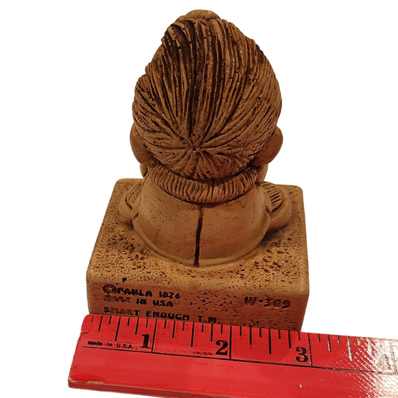 Not Smart Enough to Know What to Worry About Paula 1974 Figurine - Picture 3 of 7